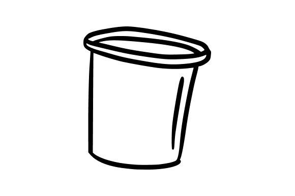 Coffee Cup Drawing for Crafts and Graphics