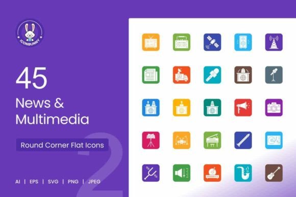 News Multimedia Filled Round Corner Review