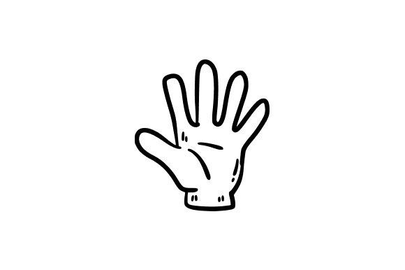 Open Hand Gesture: A Versatile Graphic Design Asset for Crafters