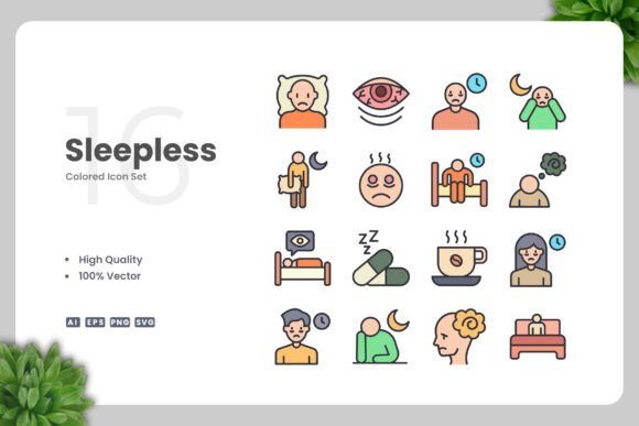 Sleepless Colored Icons Review