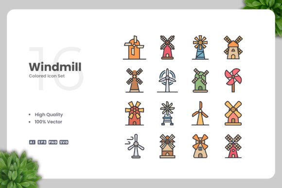 Windmill Colored Icons Review for Embroidery Projects